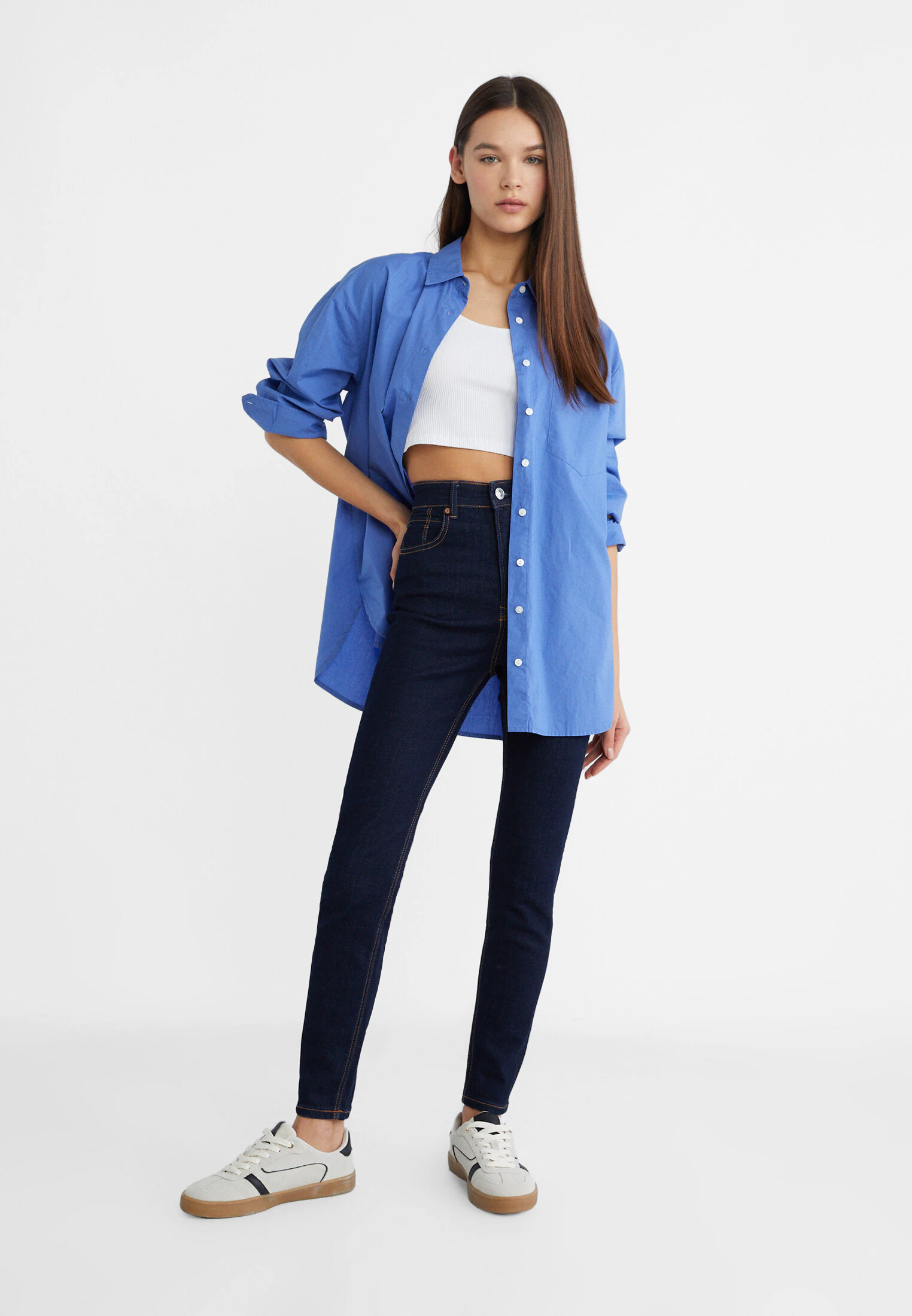 1450 SUPER HIGH-WAIST SKINNY JEANS