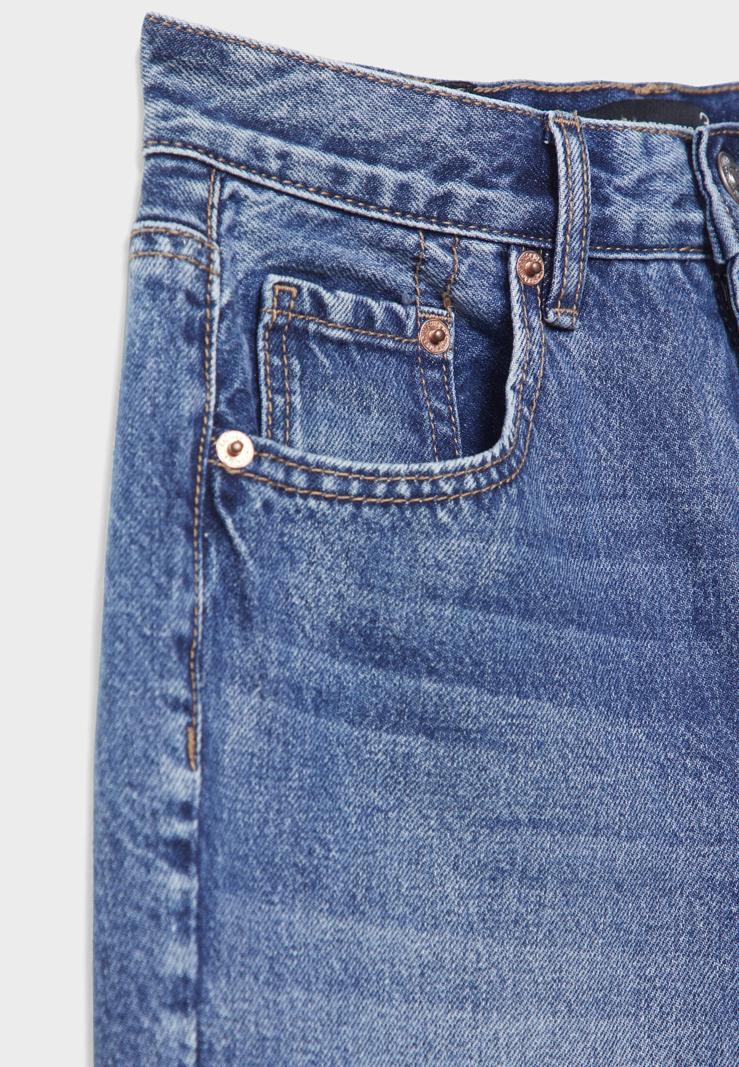 CROPPED STRAIGHT JEANS