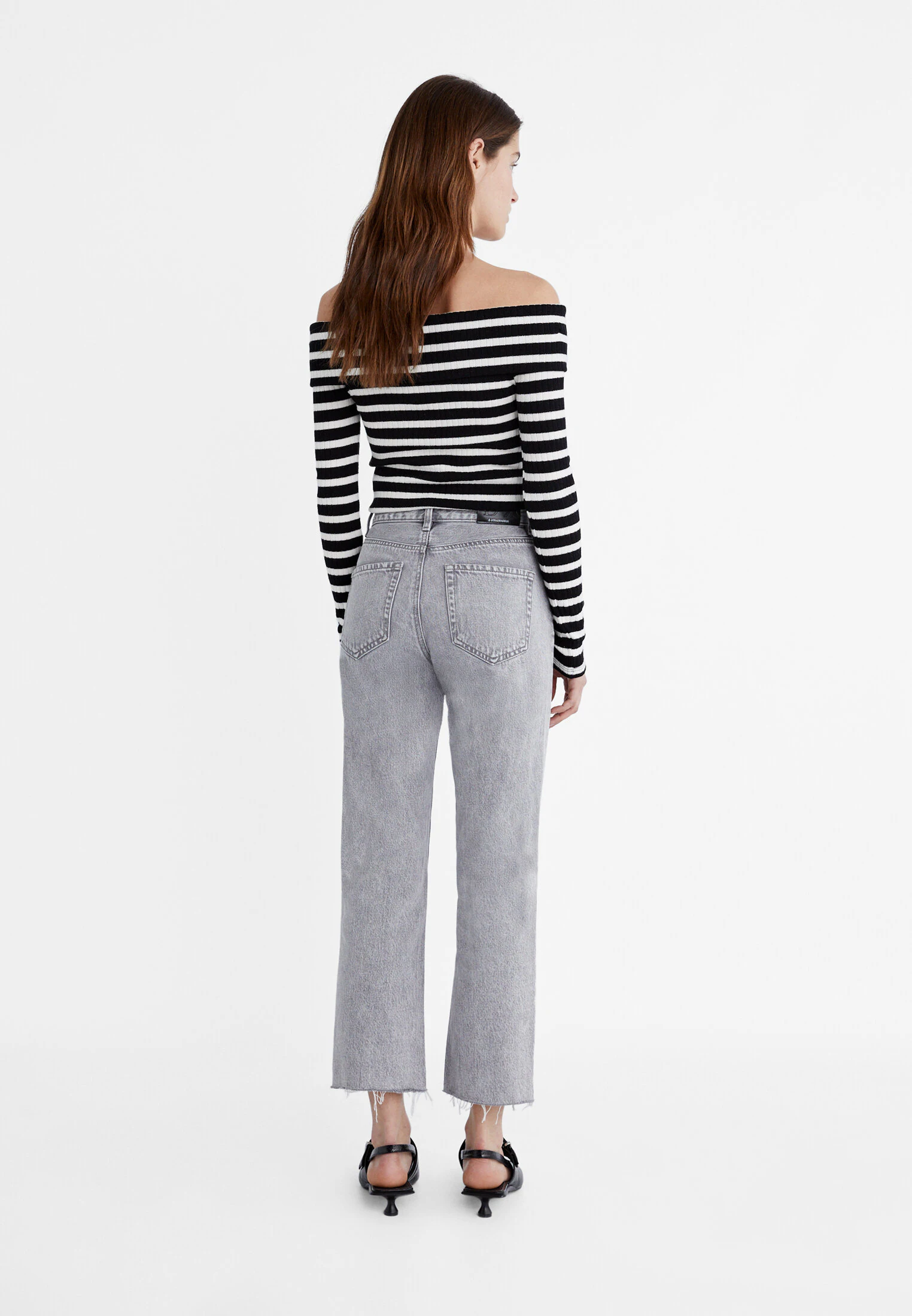 D96 CROPPED STRAIGHT-FIT JEANS