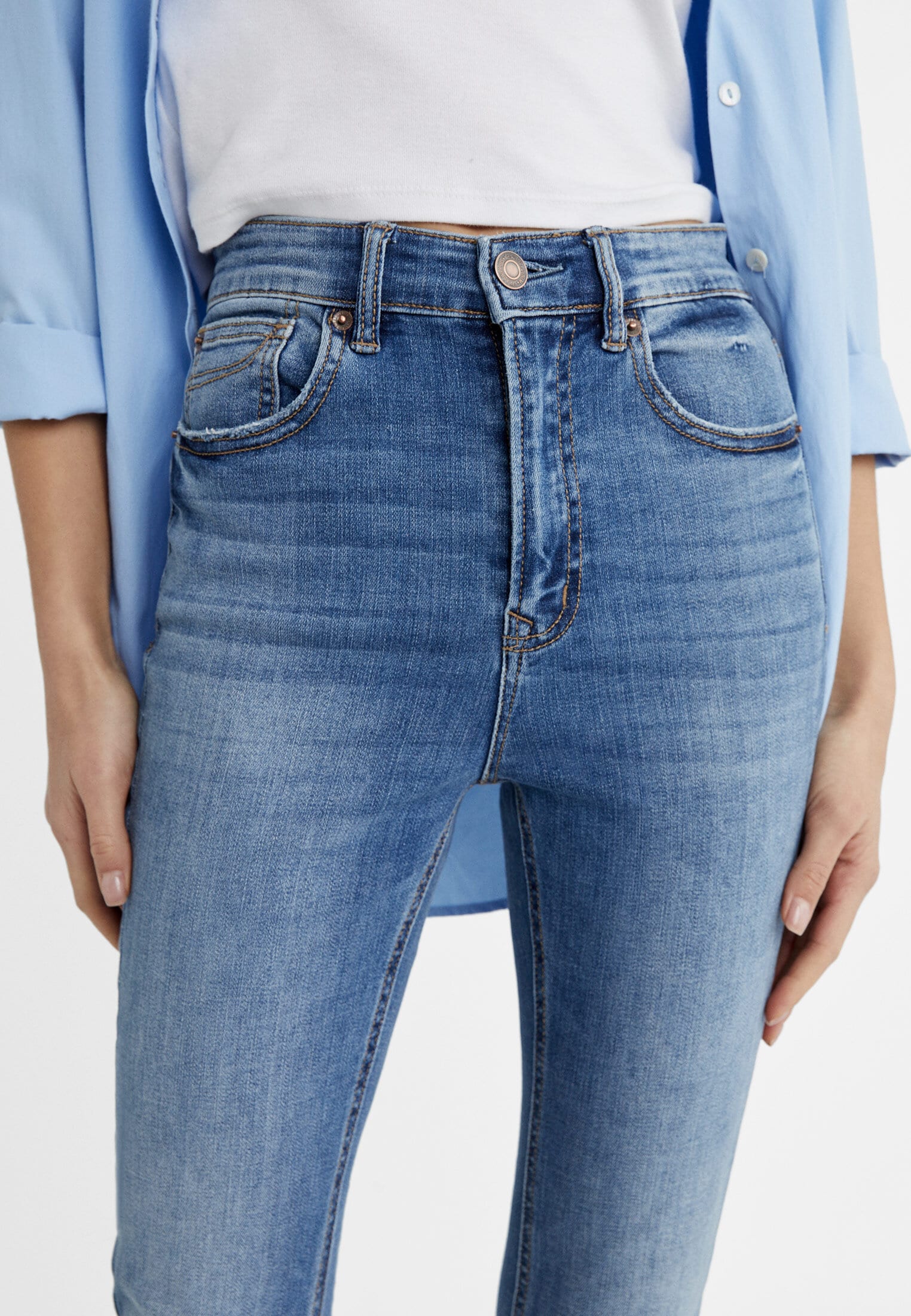 1400 REGULAR WAIST SKINNY JEANS