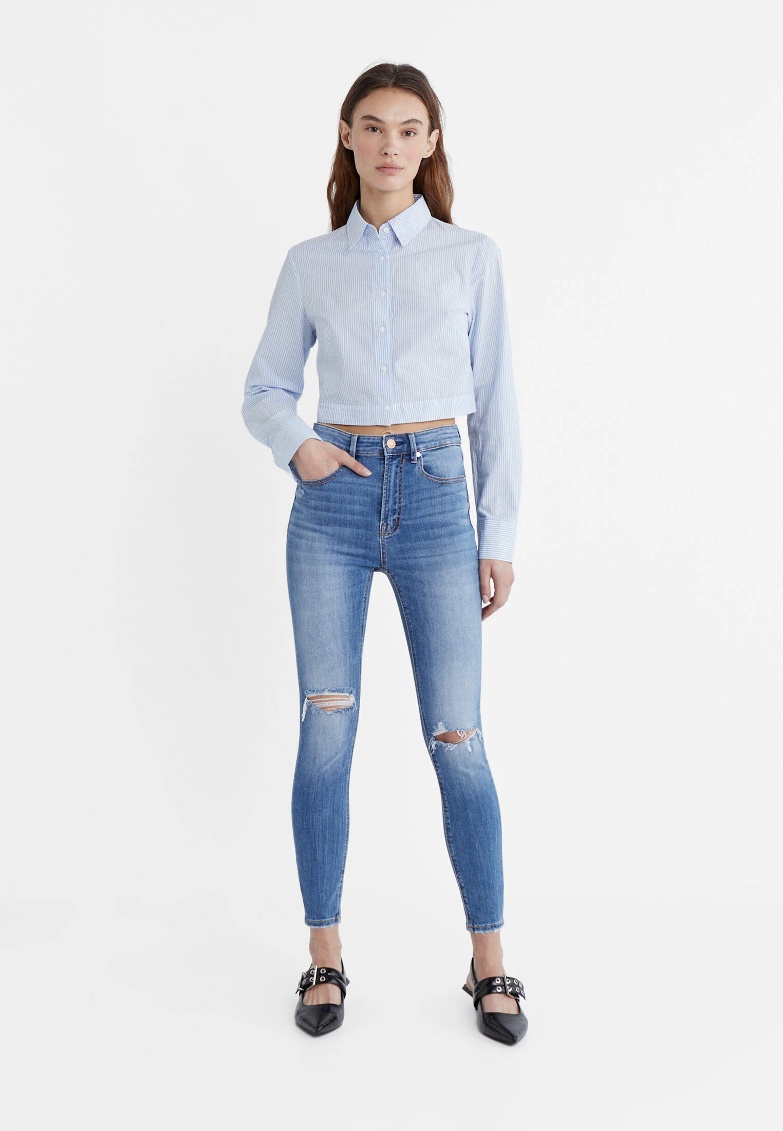 1400 REGULAR WAIST SKINNY JEANS