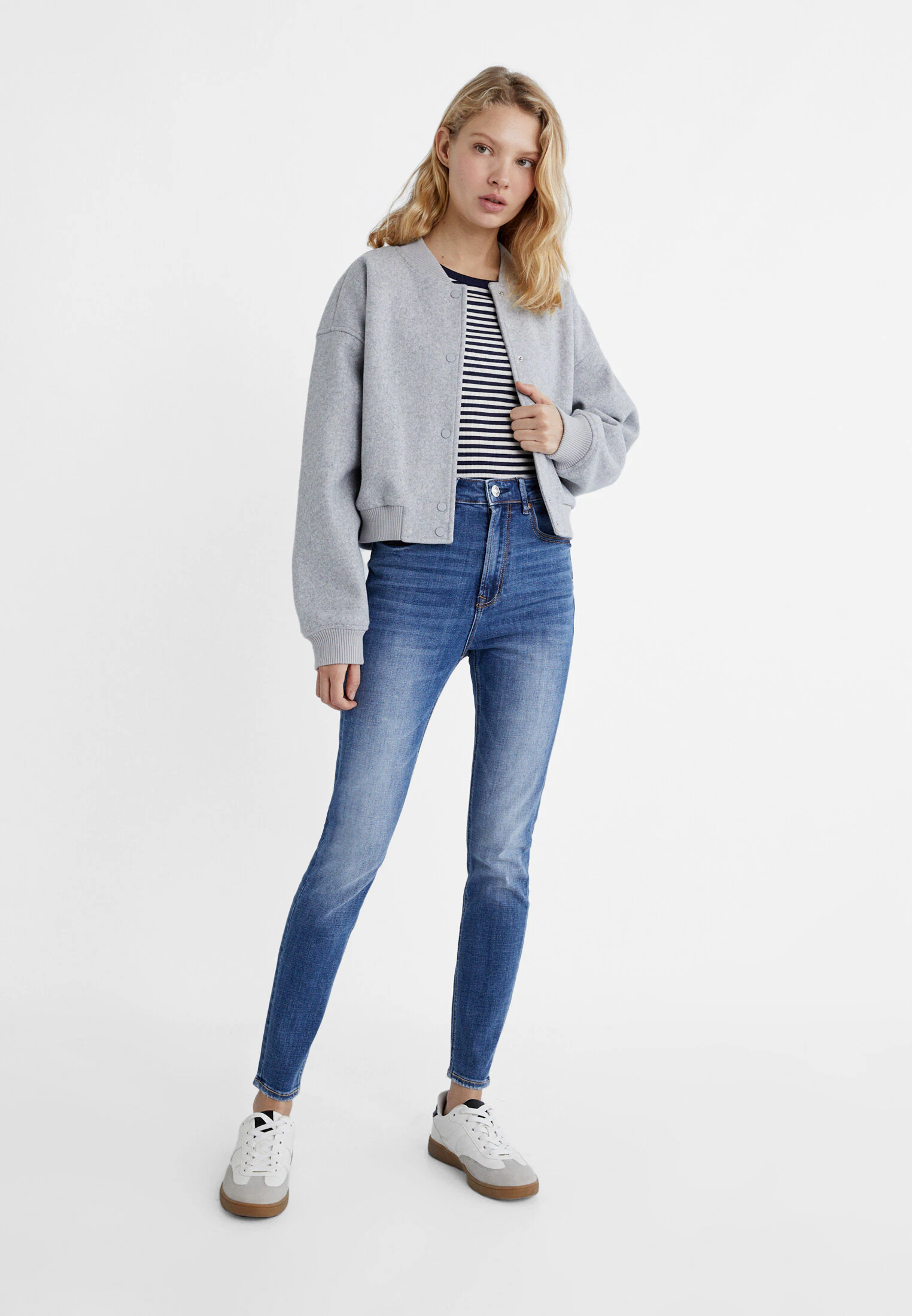 1450 SUPER HIGH-WAIST SKINNY JEANS