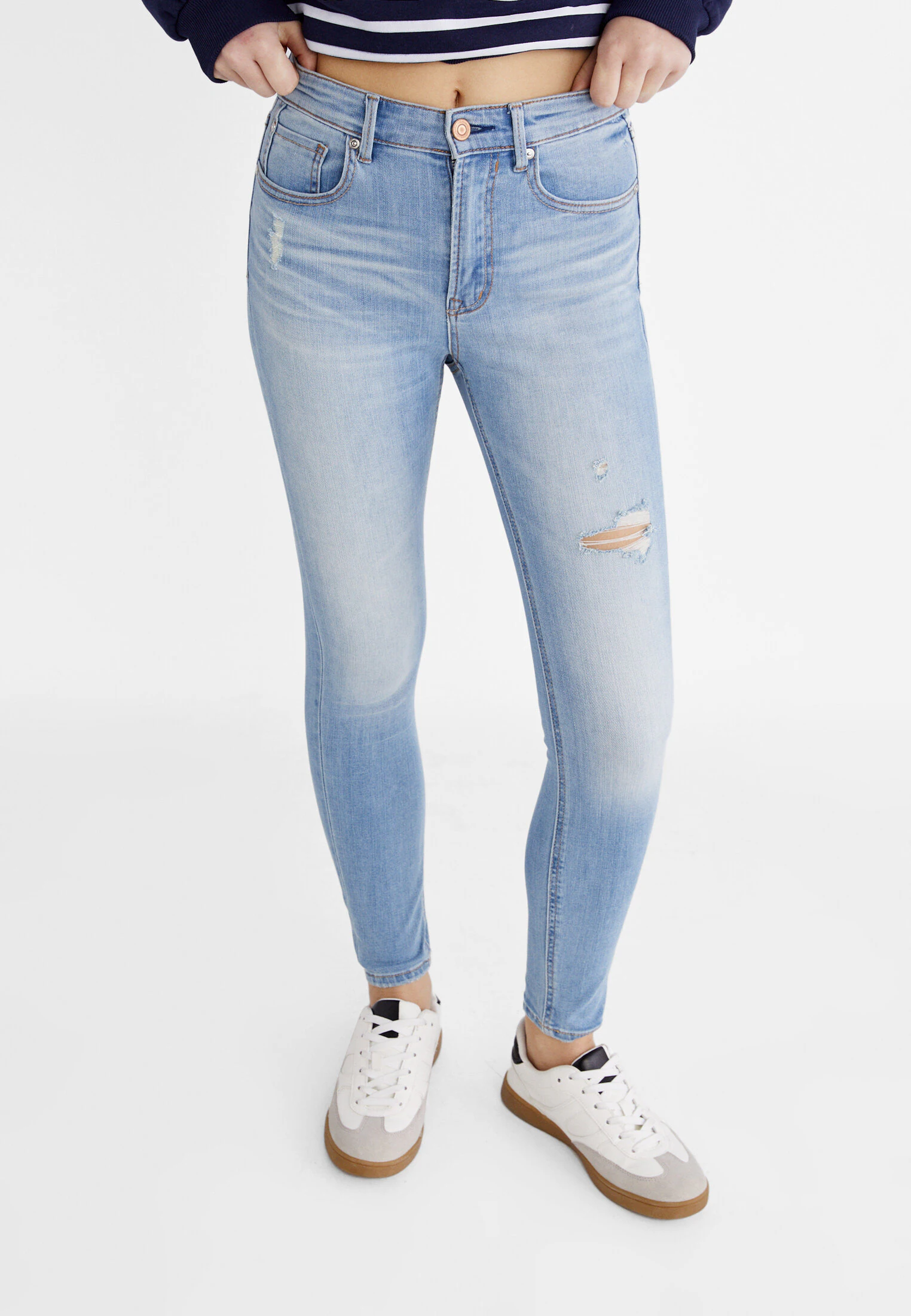 1400 REGULAR WAIST SKINNY JEANS