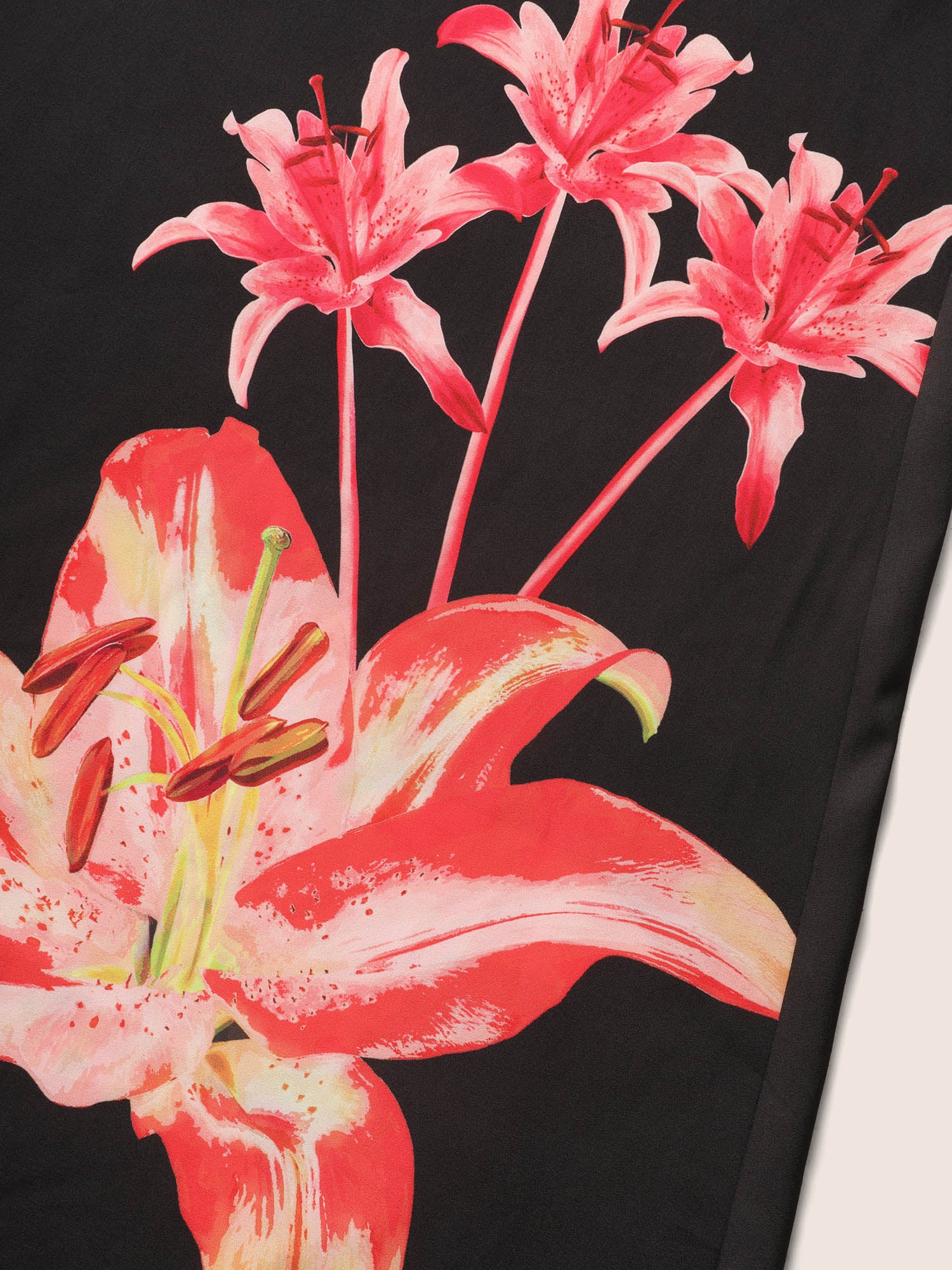 Lily Print Frill Trim Tie Knot Jumpsuit