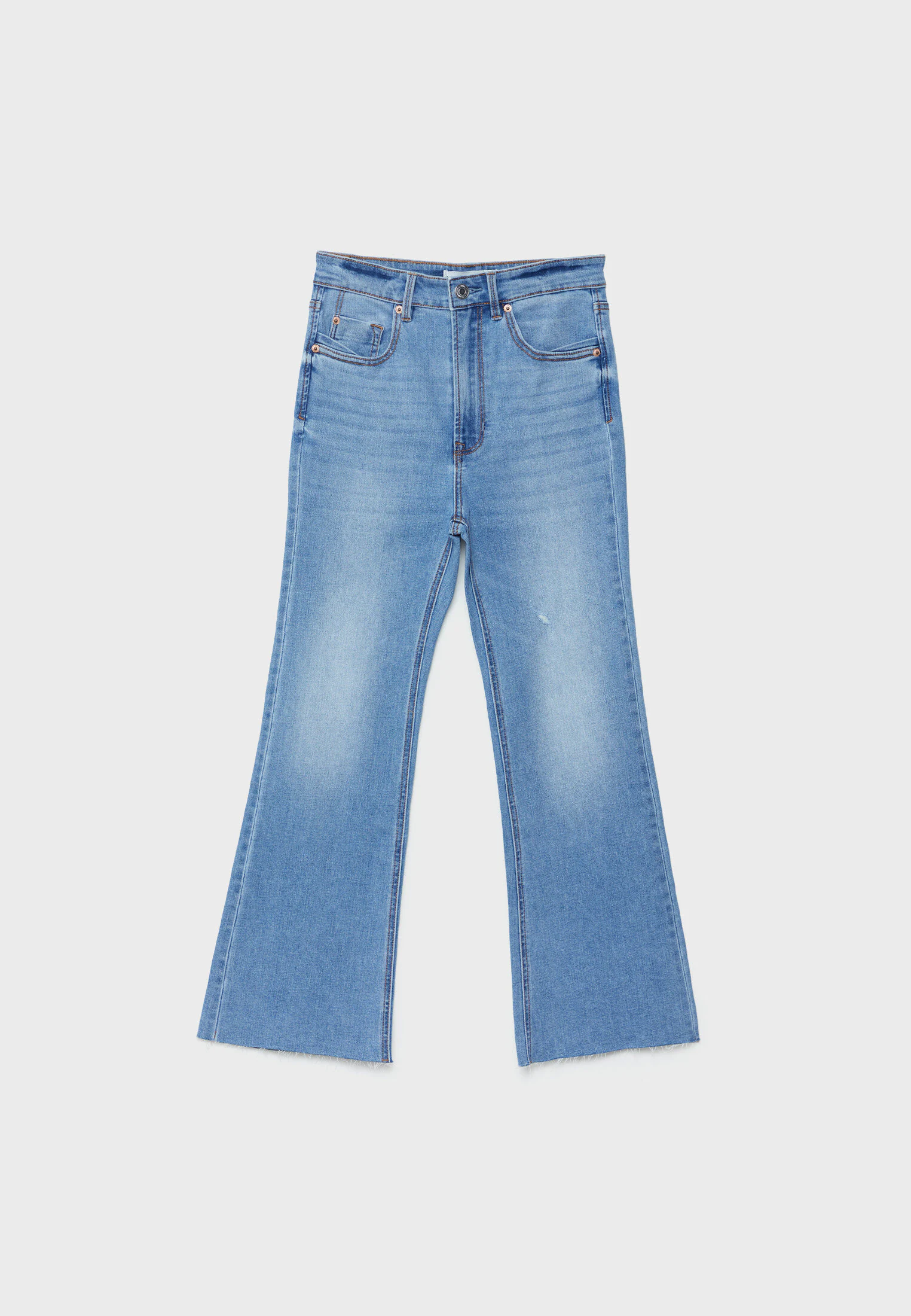 D78 CROPPED FLARED JEANS