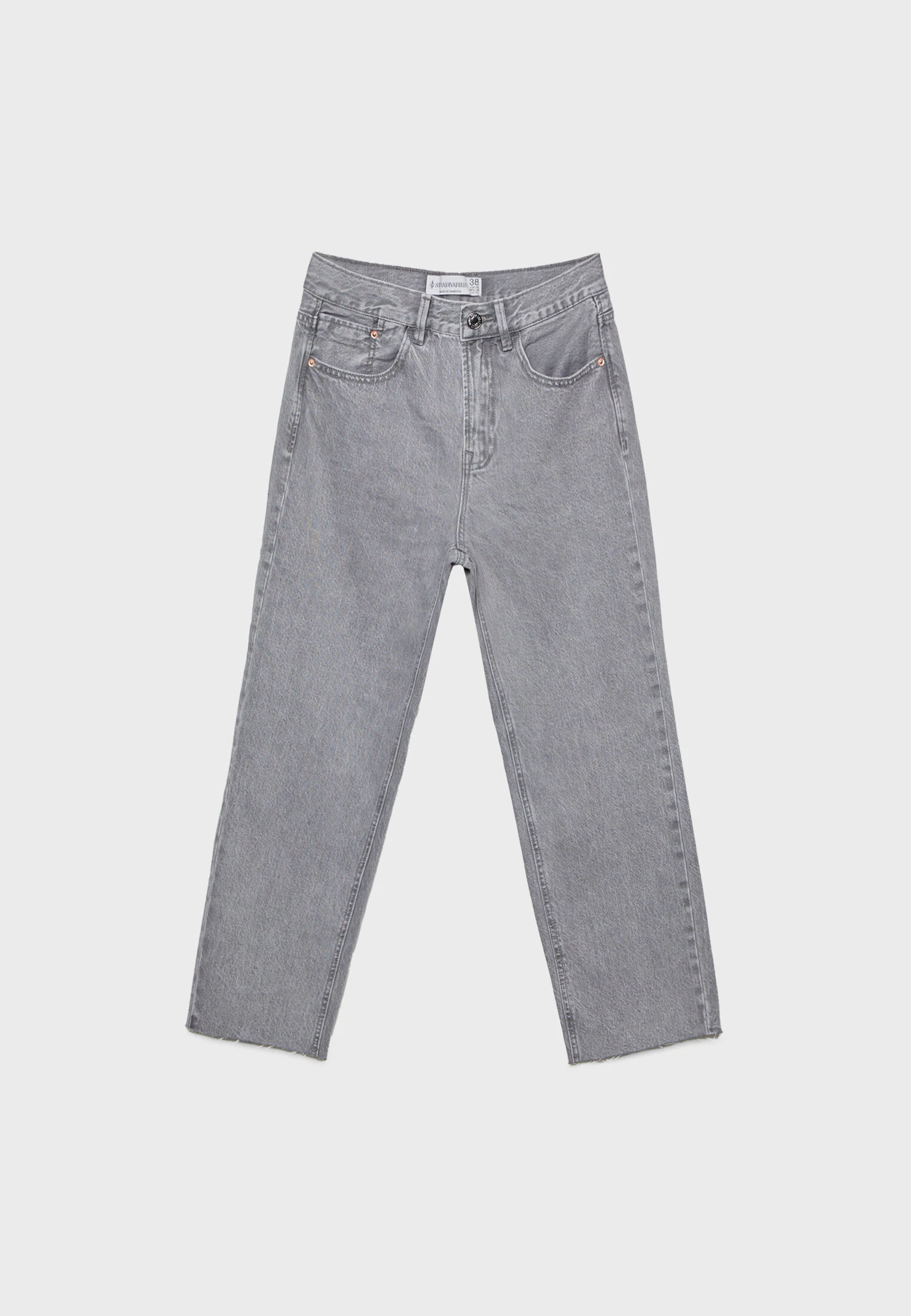 D96 CROPPED STRAIGHT-FIT JEANS