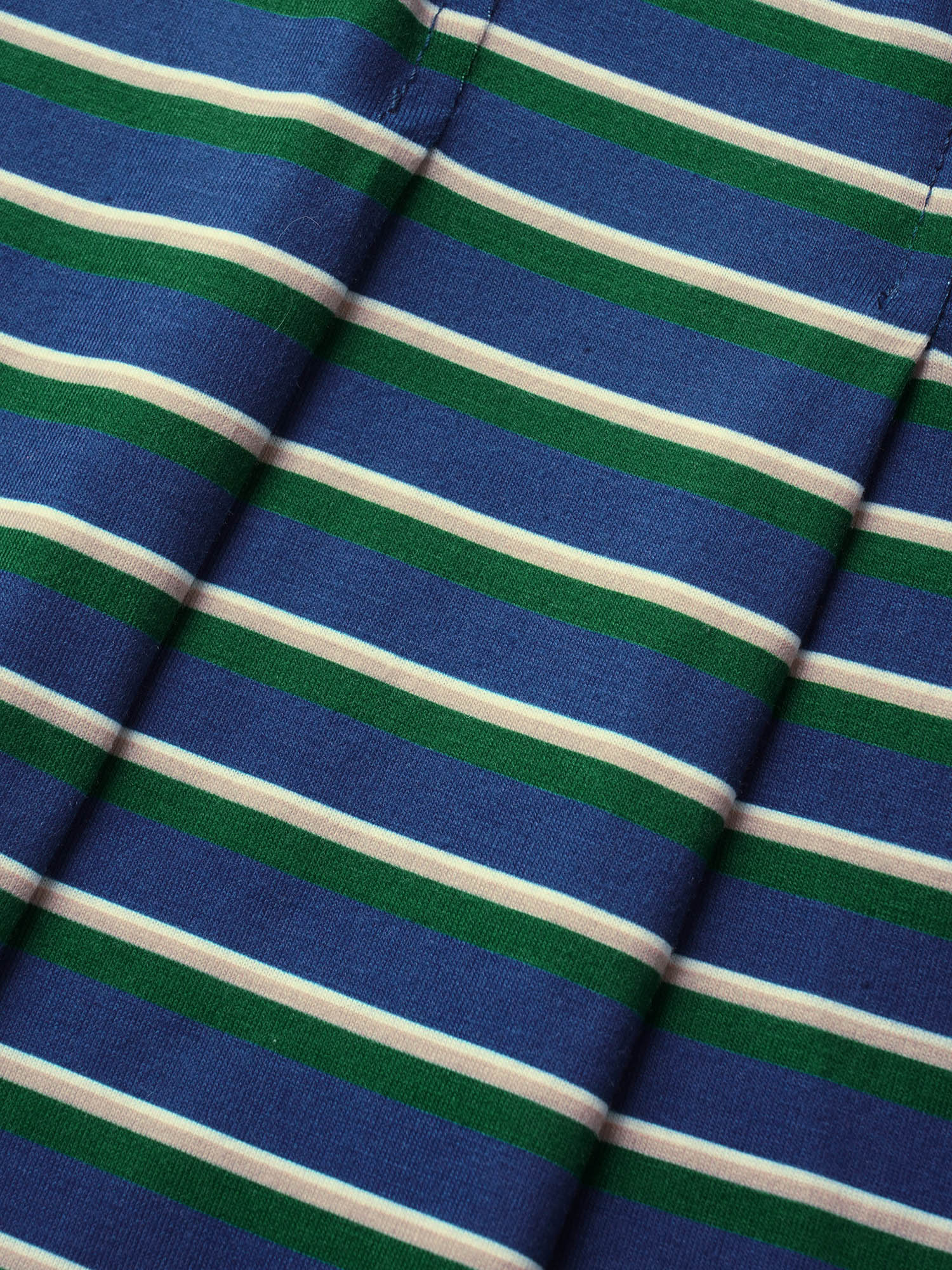 Contrast Striped Pleated Pocket Tank Dress