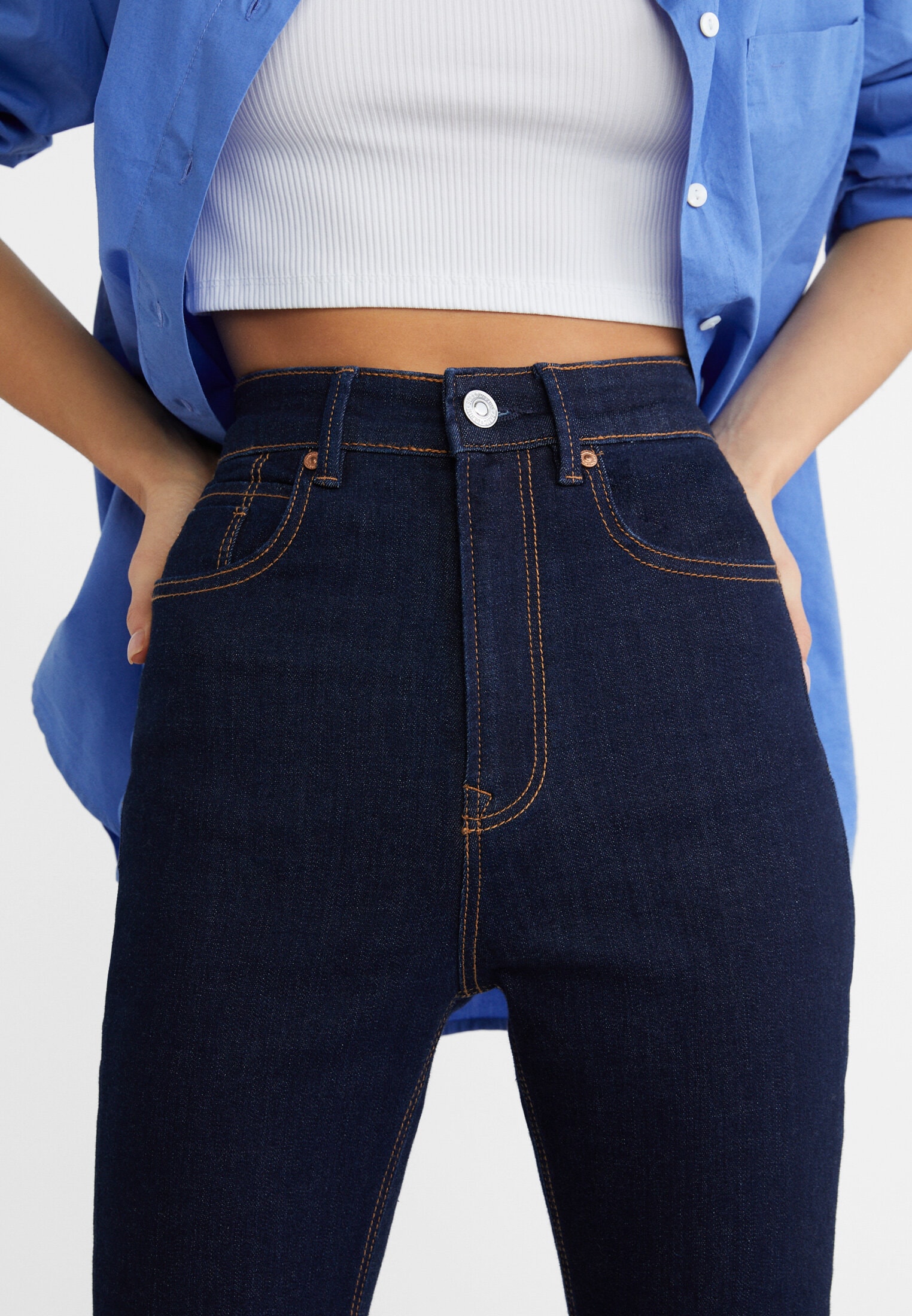 1450 SUPER HIGH-WAIST SKINNY JEANS