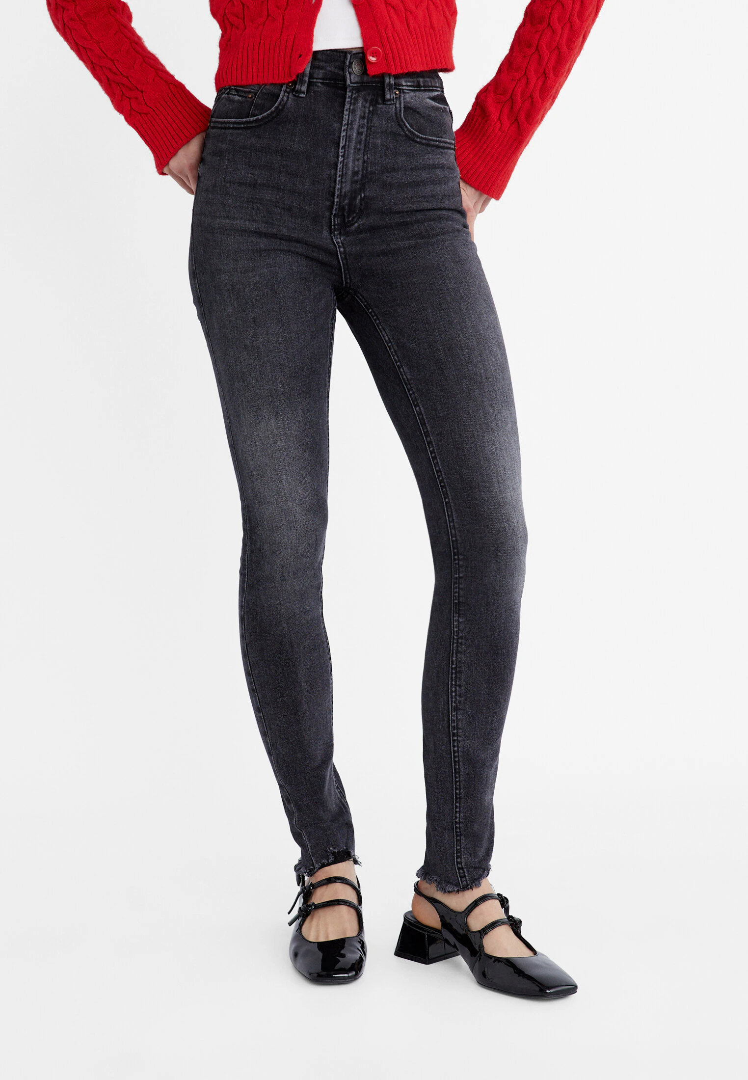 1450 SUPER HIGH-WAIST SKINNY JEANS