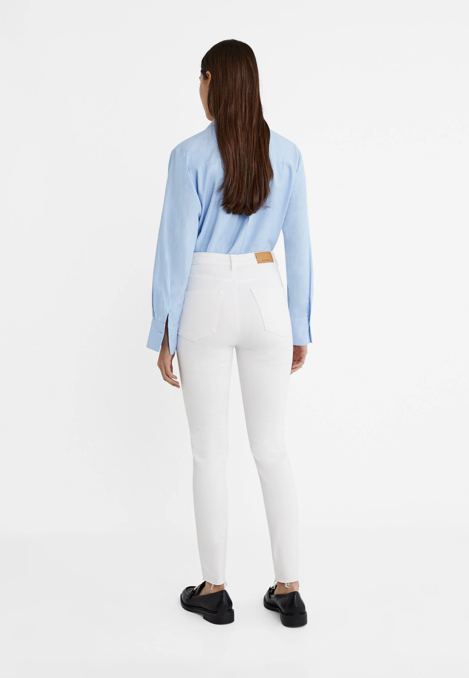 COLOURED SUPER HIGH WAIST JEANS