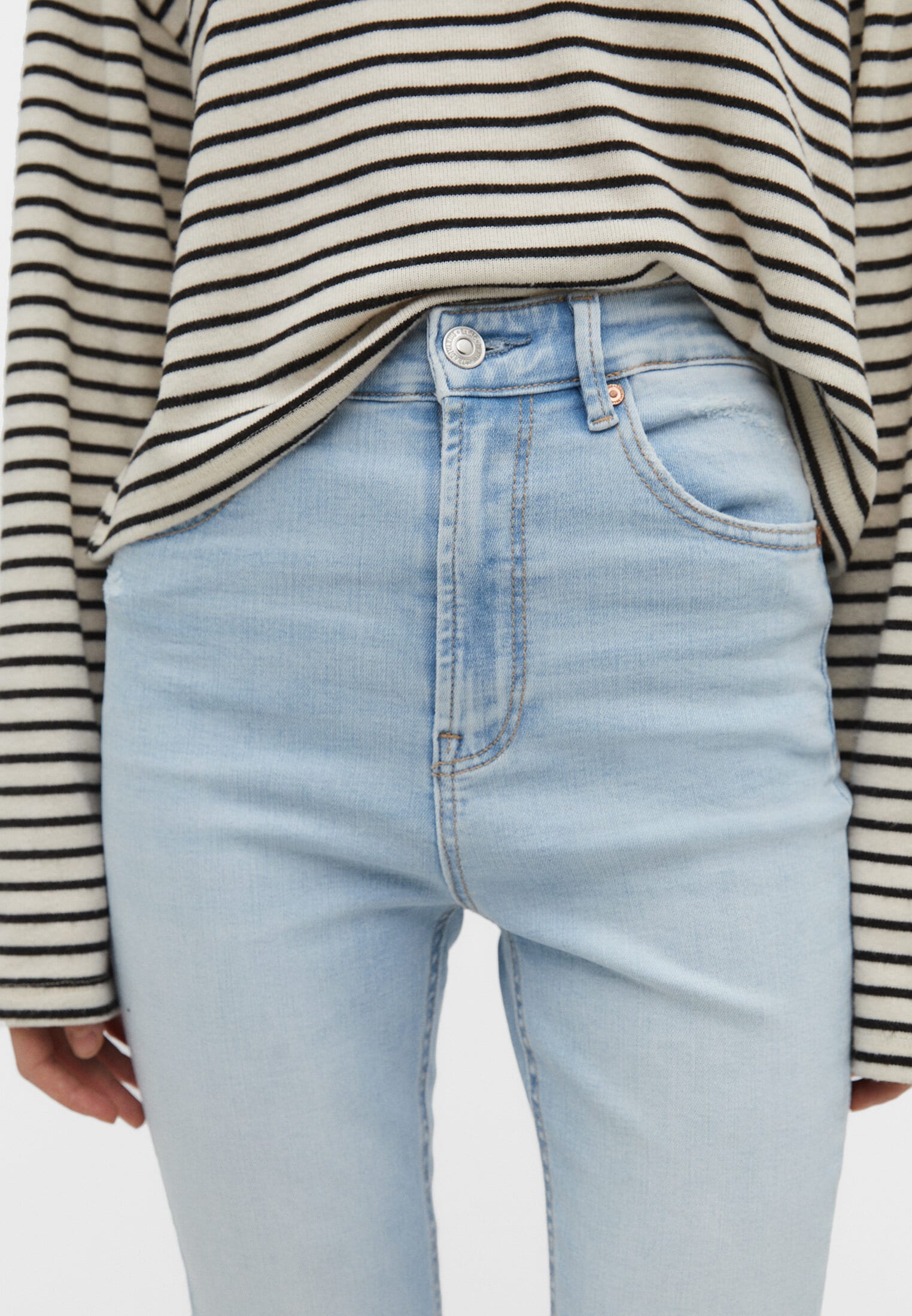 1450 SUPER HIGH-WAIST SKINNY JEANS